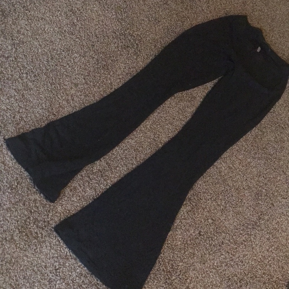 Brandy Melville Black Flare Pants